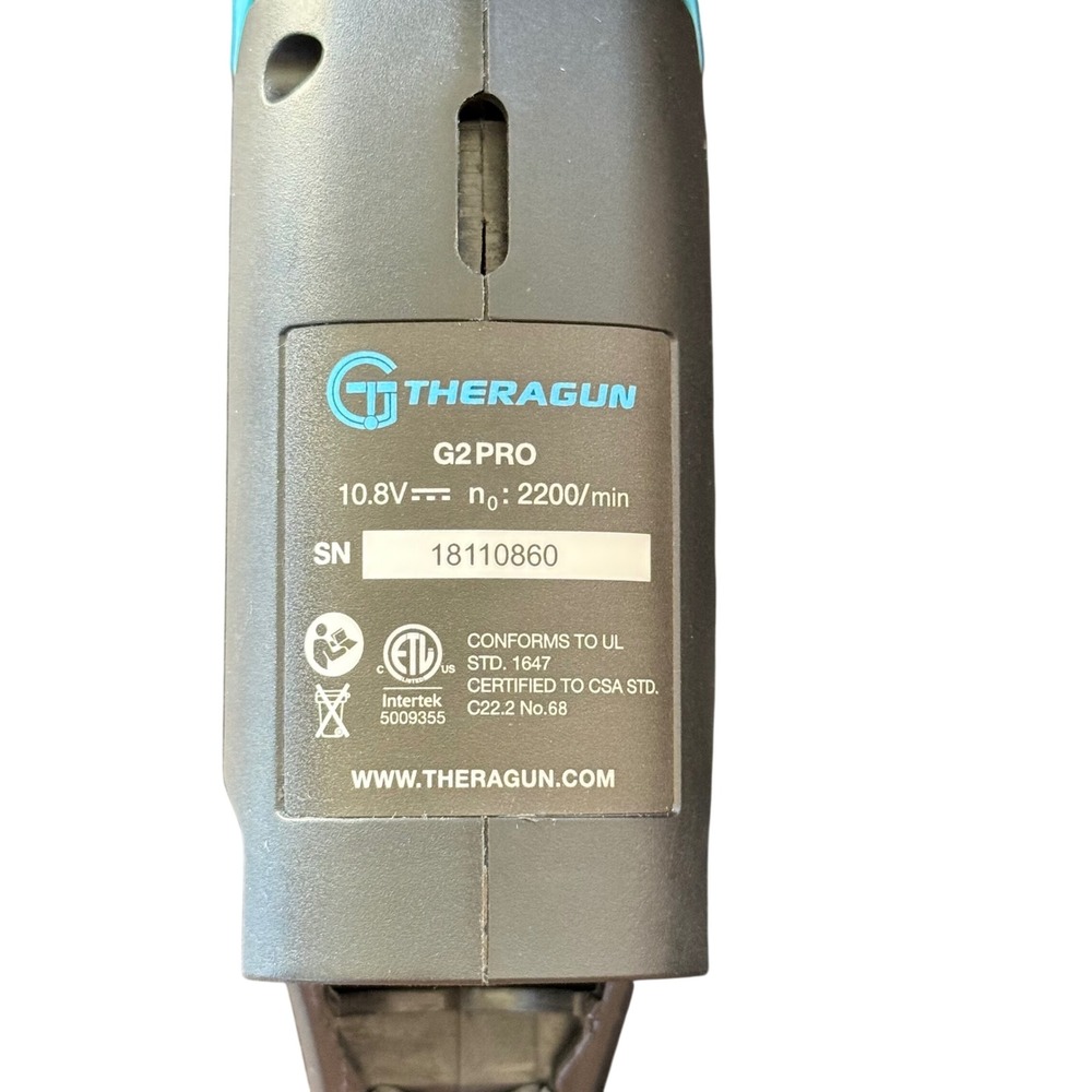 Theragun G2PRO Percussion Massage Gun Deep Tissue Muscle Therapy Black Blue - Picture 2 of 9
